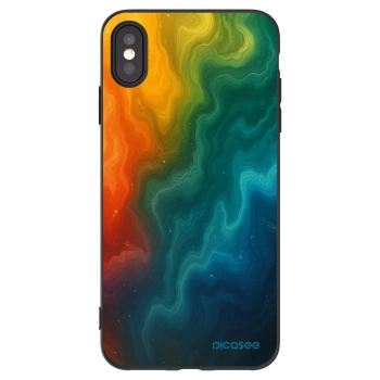 Picasee Μαύρη θήκη σιλικόνης για Apple iPhone XS Max - Solar