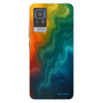 Picasee διαφανής θήκη σιλικόνης Vivo X60 Pro 5G - Solar