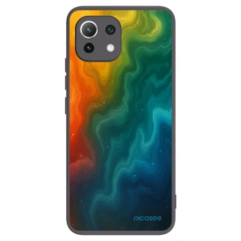 Picasee Μαύρη θήκη σιλικόνης για Xiaomi 11 Lite 5G NE - Solar