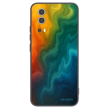 Picasee Μαύρη θήκη σιλικόνης για Vivo Y72 5G - Solar