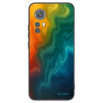 Picasee Μαύρη θήκη σιλικόνης για Xiaomi 12 - Solar