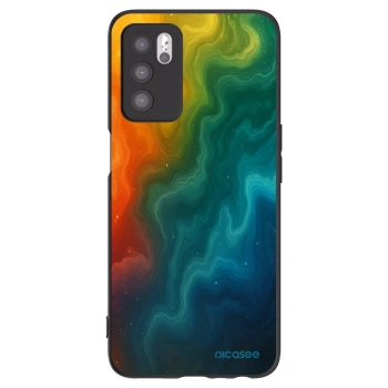 Picasee Μαύρη θήκη σιλικόνης για OPPO A16s - Solar
