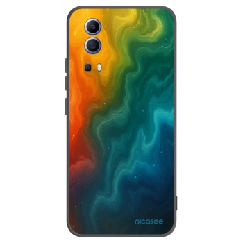 Picasee Μαύρη θήκη σιλικόνης για Vivo Y52 5G - Solar