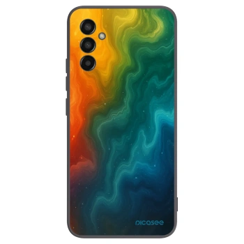 Picasee Μαύρη θήκη σιλικόνης για Samsung Galaxy M13 M135F - Solar