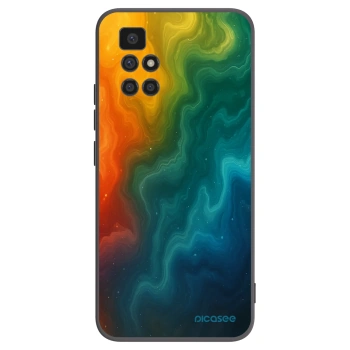 Picasee Μαύρη θήκη σιλικόνης για Xiaomi Redmi 10 (2022) - Solar