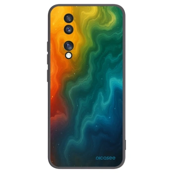 Picasee Μαύρη θήκη σιλικόνης για Honor 70 - Solar