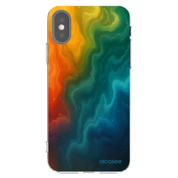 Picasee διαφανής θήκη σιλικόνης Apple iPhone X/XS - Solar