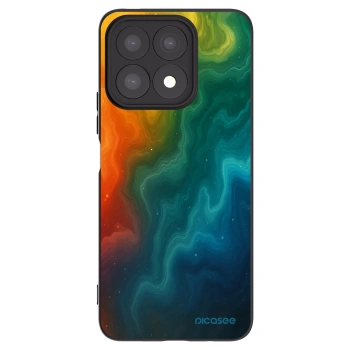 Picasee Μαύρη θήκη σιλικόνης για Honor X8a - Solar