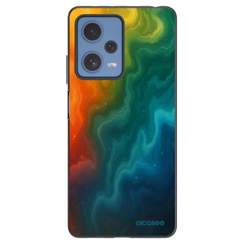 Picasee Μαύρη θήκη σιλικόνης για Xiaomi Redmi Note 12 Pro 5G - Solar