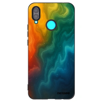 Picasee Μαύρη θήκη σιλικόνης για Huawei Nova 3 - Solar