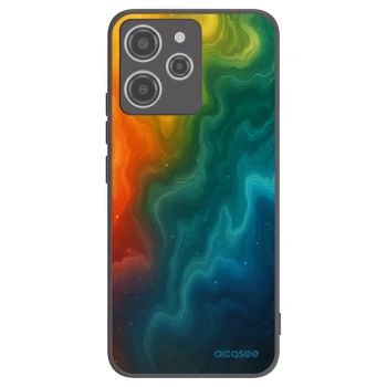 Picasee Μαύρη θήκη σιλικόνης για Xiaomi Redmi 12 4G - Solar