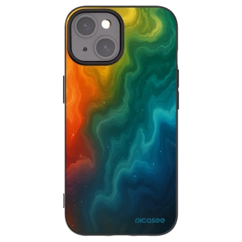 Picasee Μαύρη θήκη σιλικόνης για Apple iPhone 15 - Solar