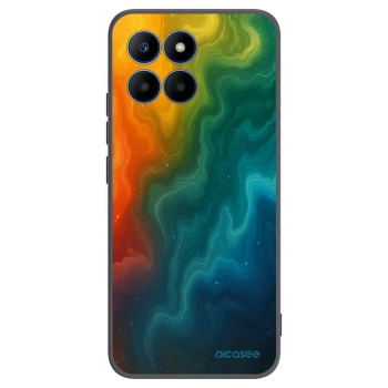 Picasee Μαύρη θήκη σιλικόνης για Honor 70 Lite - Solar