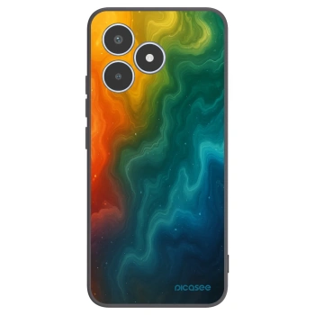 Picasee Μαύρη θήκη σιλικόνης για Realme C53 - Solar