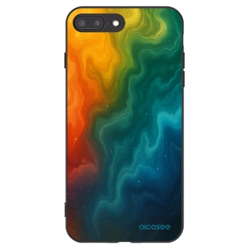 Picasee Μαύρη θήκη σιλικόνης για Apple iPhone 8 Plus - Solar