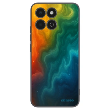 Picasee Μαύρη θήκη σιλικόνης για Honor 200 Smart 5G - Solar