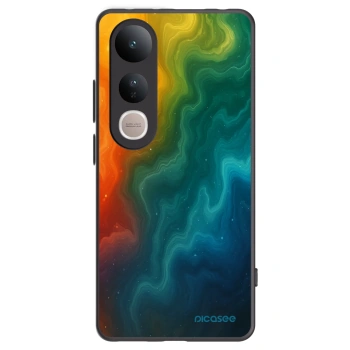 Picasee Μαύρη θήκη σιλικόνης για Vivo V50 Lite 5G - Solar