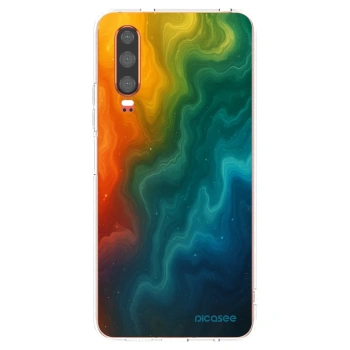Picasee διαφανής θήκη σιλικόνης Huawei P30 - Solar