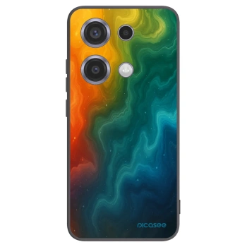 Picasee Μαύρη θήκη σιλικόνης για Xiaomi Redmi Note 14S - Solar