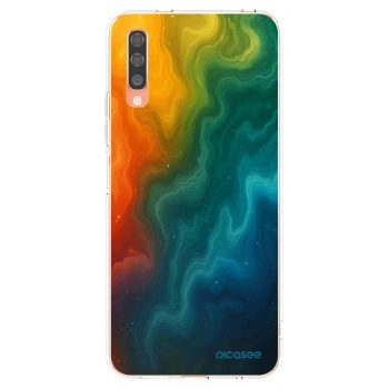 Picasee διαφανής θήκη σιλικόνης Samsung Galaxy A70 A705F - Solar