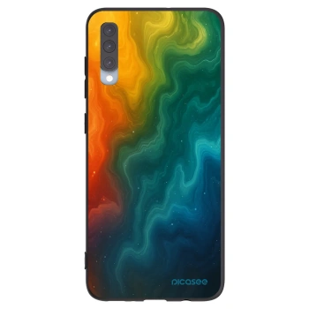 Picasee Μαύρη θήκη σιλικόνης για Samsung Galaxy A70 A705F - Solar