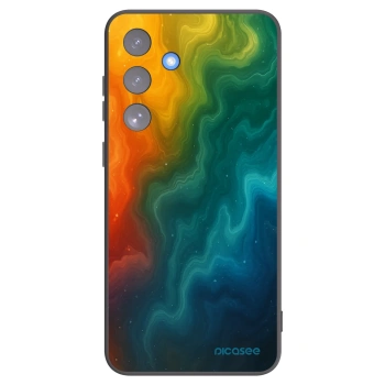 Picasee Μαύρη θήκη σιλικόνης για Samsung Galaxy S25 FE 5G - Solar