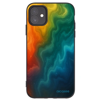 Picasee Μαύρη θήκη σιλικόνης για Apple iPhone 11 - Solar