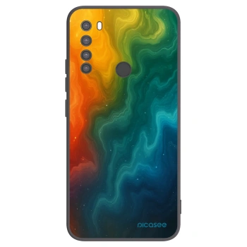 Picasee Μαύρη θήκη σιλικόνης για Xiaomi Redmi Note 8 - Solar