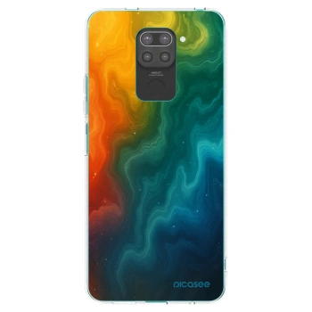 Picasee Μαύρη θήκη σιλικόνης για Xiaomi Redmi Note 9 - Solar