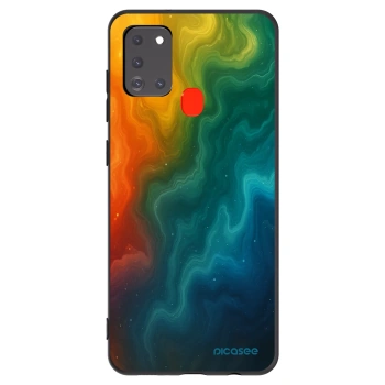 Picasee Μαύρη θήκη σιλικόνης για Samsung Galaxy A21s - Solar