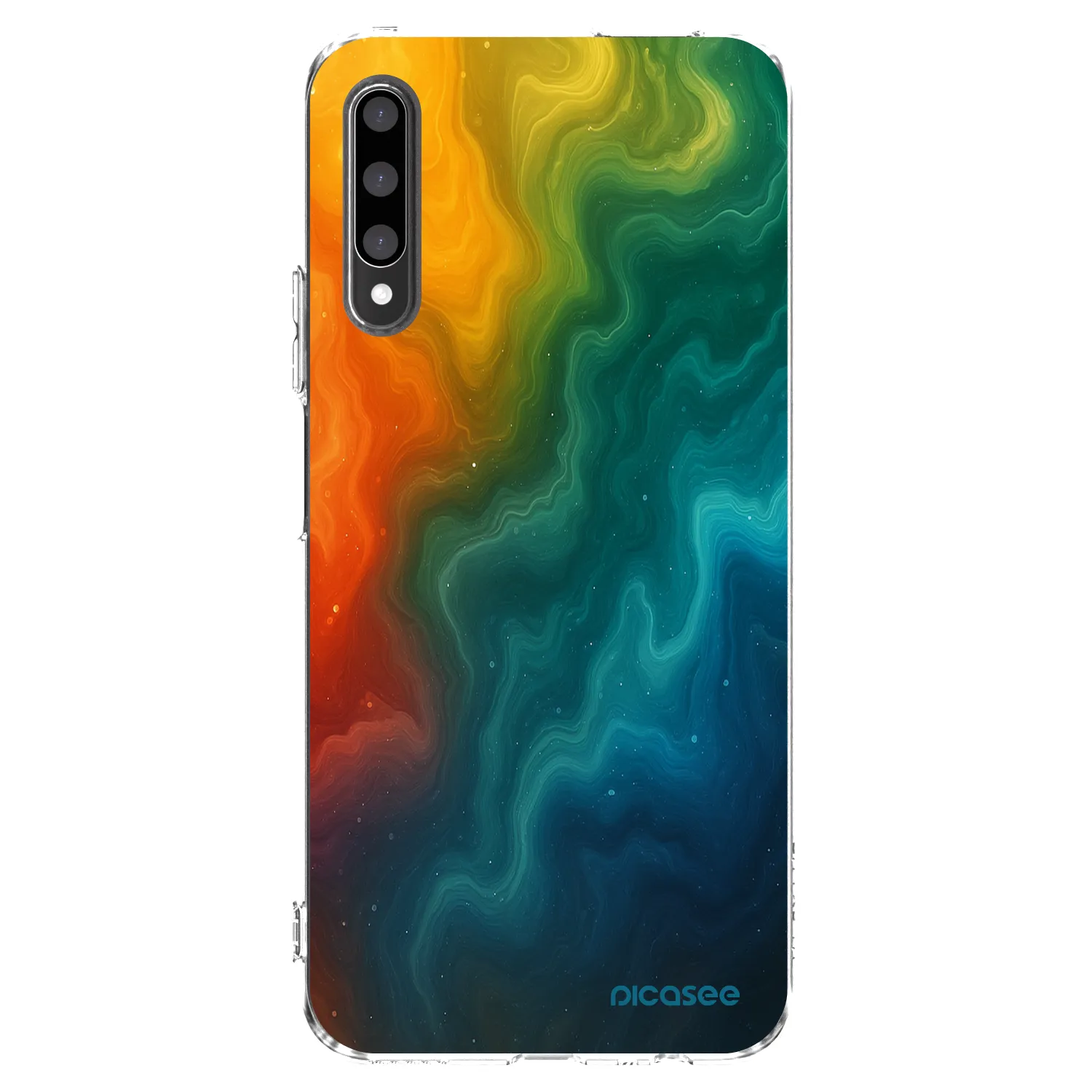 Picasee διαφανής θήκη σιλικόνης Honor 9X Pro - Solar
