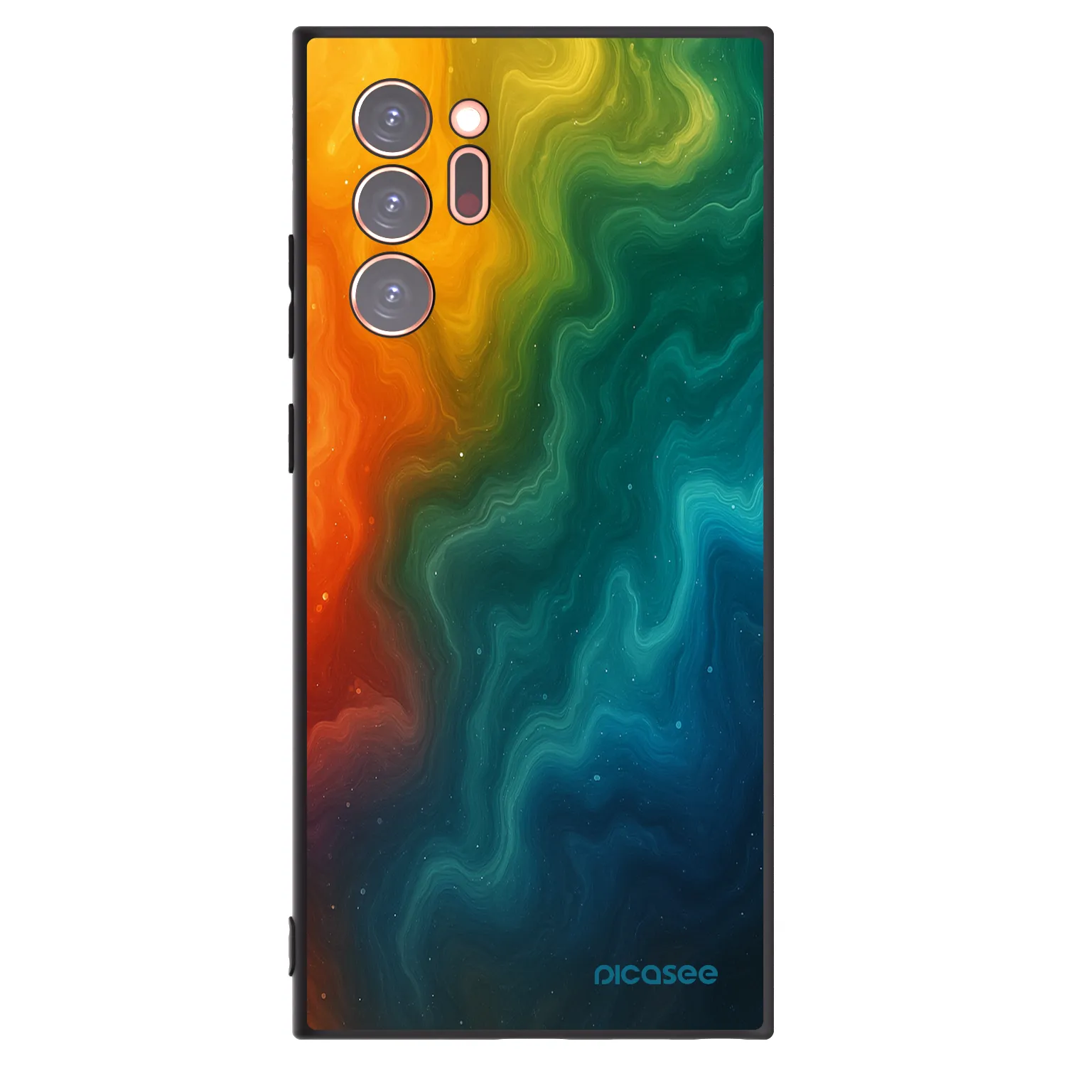Picasee Μαύρη θήκη σιλικόνης για Samsung Galaxy Note 20 Ultra - Solar