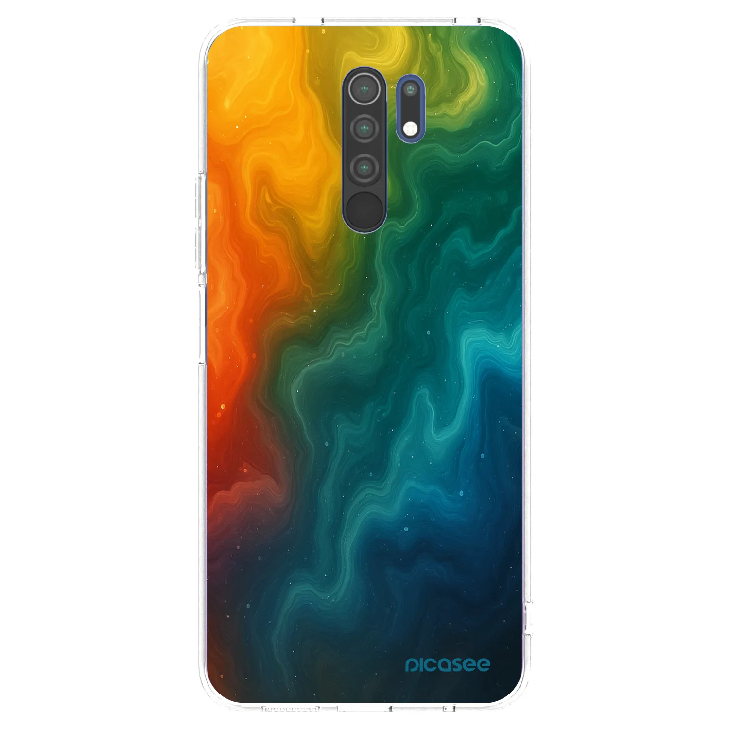 Picasee διαφανής θήκη σιλικόνης Xiaomi Redmi 9 - Solar