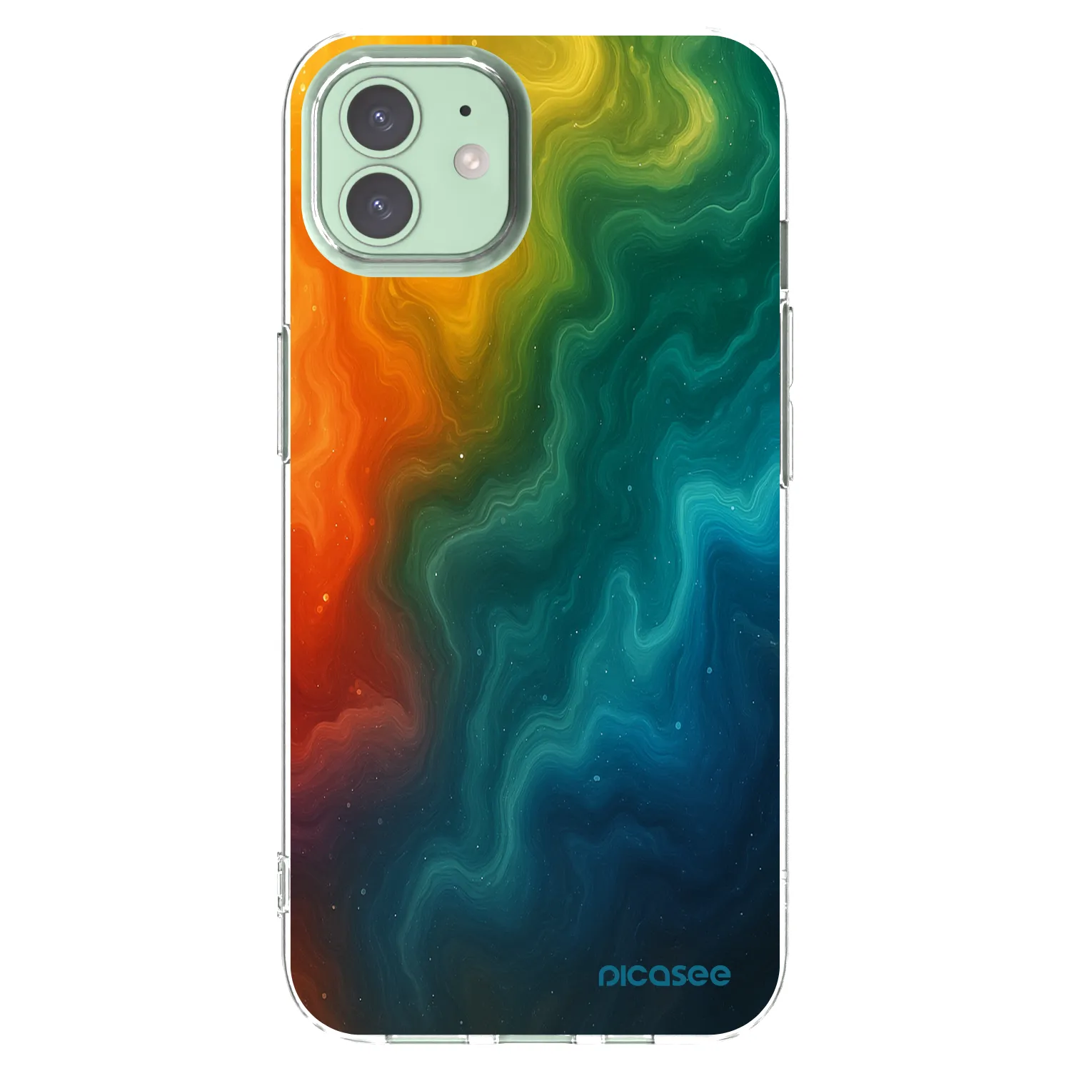 Picasee διαφανής θήκη σιλικόνης Apple iPhone 12 Pro - Solar