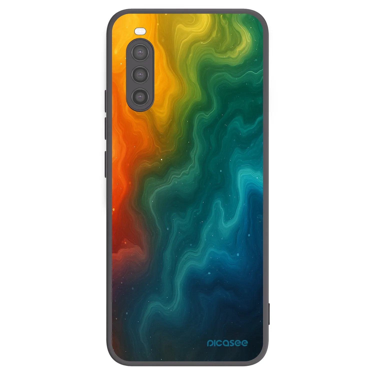 Picasee Μαύρη θήκη σιλικόνης για Sony Xperia 10 II - Solar