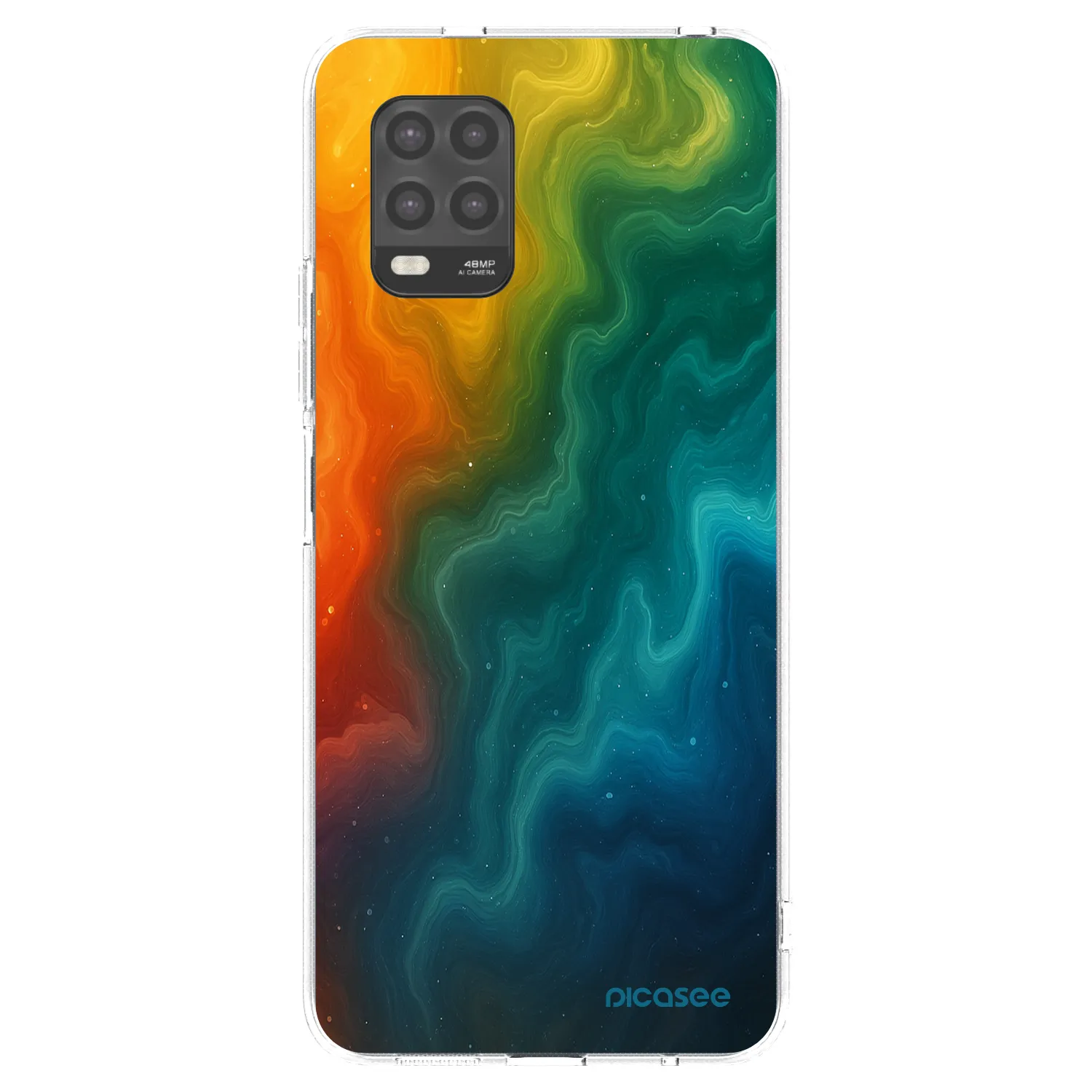 Picasee διαφανής θήκη σιλικόνης Xiaomi Mi 10 Lite - Solar