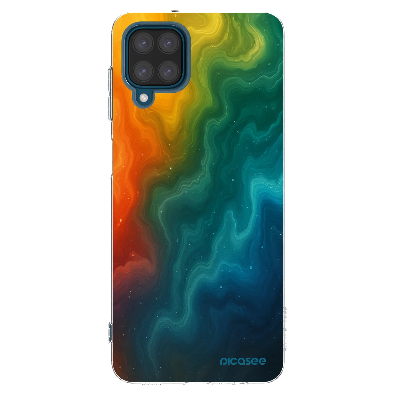 Picasee διαφανής θήκη σιλικόνης Samsung Galaxy A12 A125F - Solar