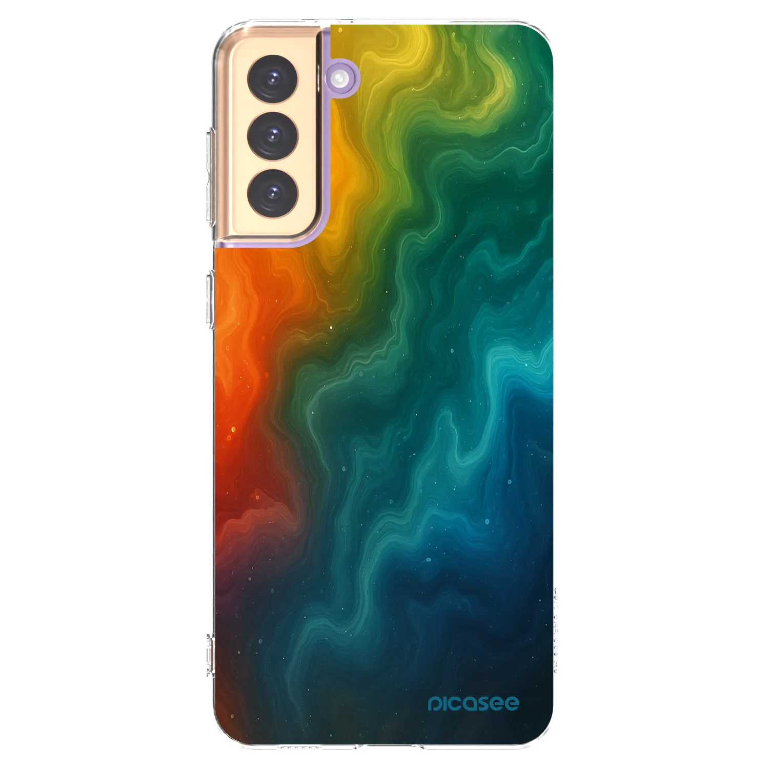 Picasee διαφανής θήκη σιλικόνης Samsung Galaxy S21+ 5G G996F - Solar