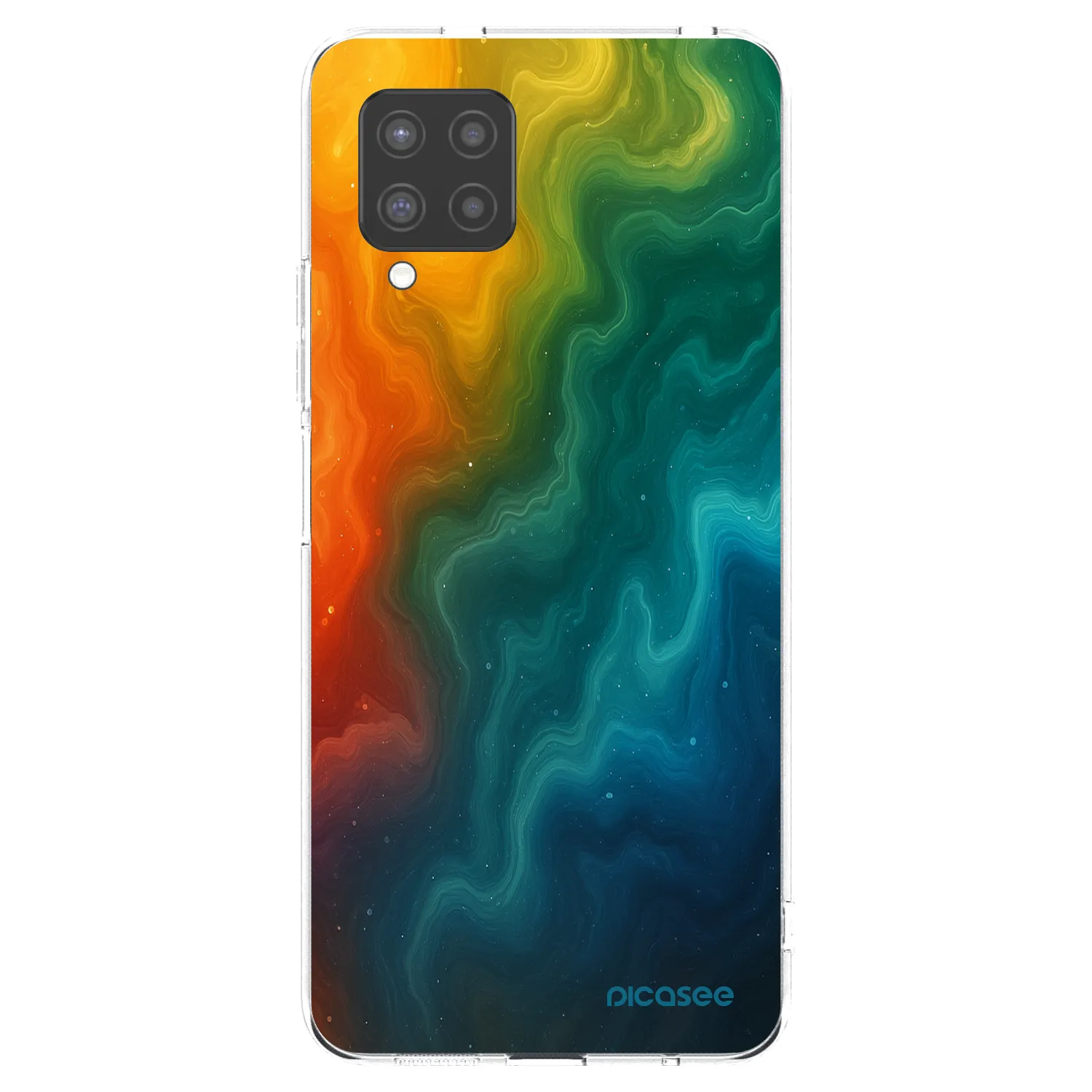 Picasee διαφανής θήκη σιλικόνης Samsung Galaxy A42 A426B - Solar