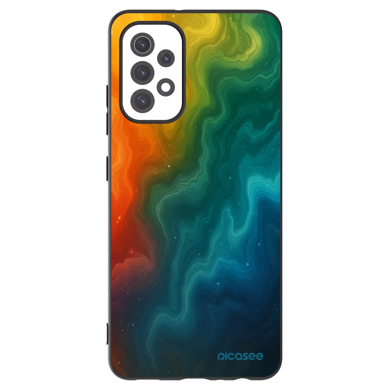 Picasee Μαύρη θήκη σιλικόνης για Samsung Galaxy A32 5G A326B - Solar