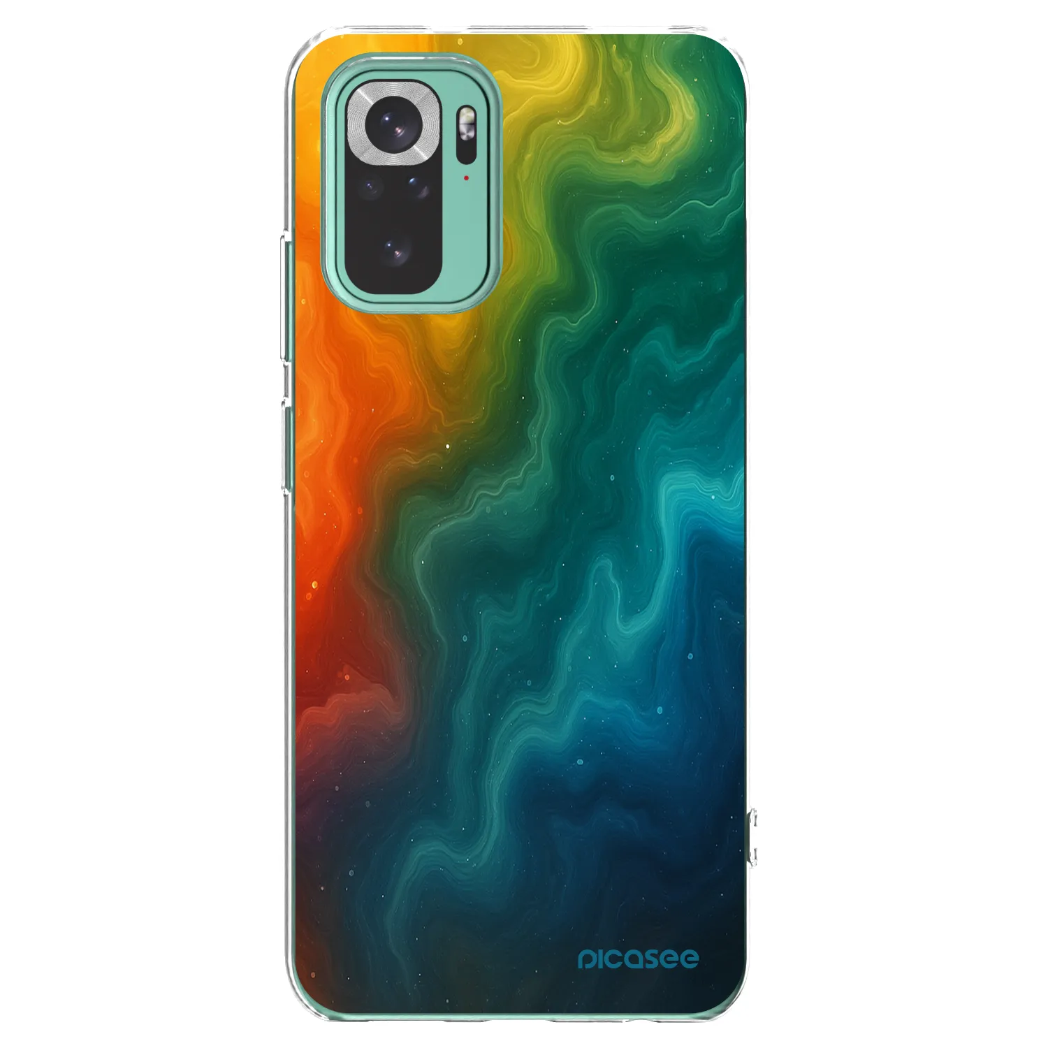 Picasee διαφανής θήκη σιλικόνης Xiaomi Redmi Note 10 Pro - Solar