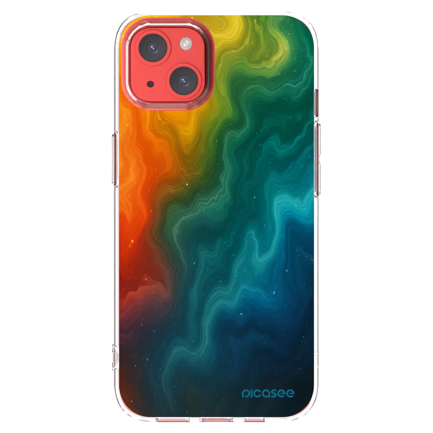 Picasee διαφανής θήκη σιλικόνης Apple iPhone 13 - Solar