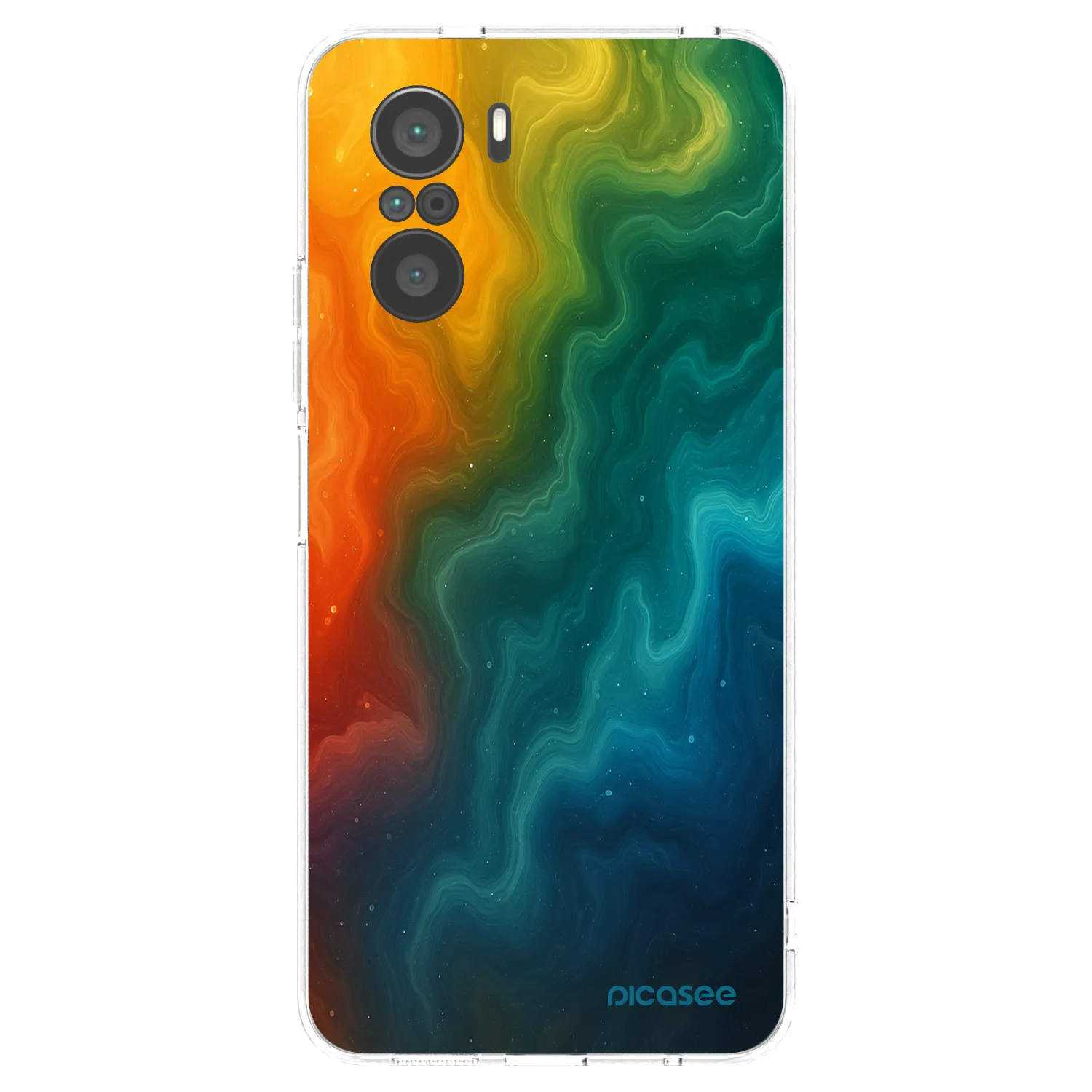 Picasee διαφανής θήκη σιλικόνης Xiaomi Poco F3 - Solar