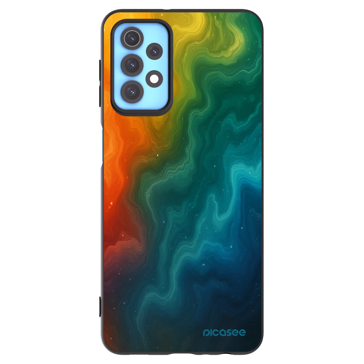 Picasee Μαύρη θήκη σιλικόνης για Samsung Galaxy A32 4G SM-A325F - Solar