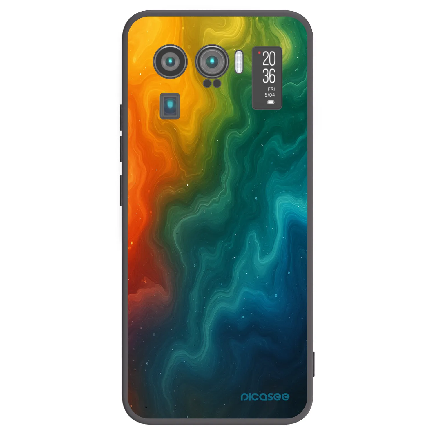 Picasee Μαύρη θήκη σιλικόνης για Xiaomi Mi 11 Ultra - Solar