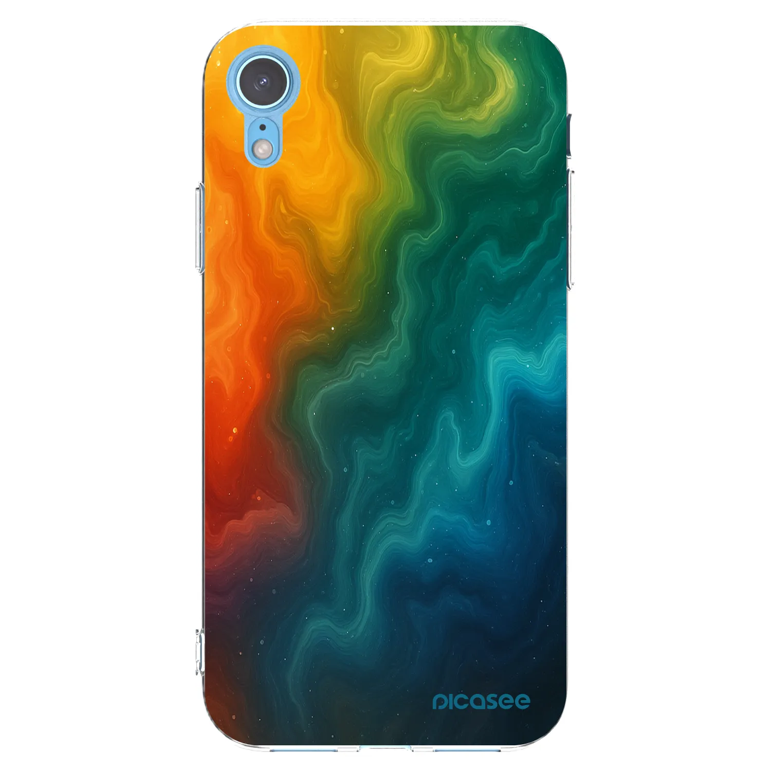 Picasee διαφανής θήκη σιλικόνης Apple iPhone XR - Solar