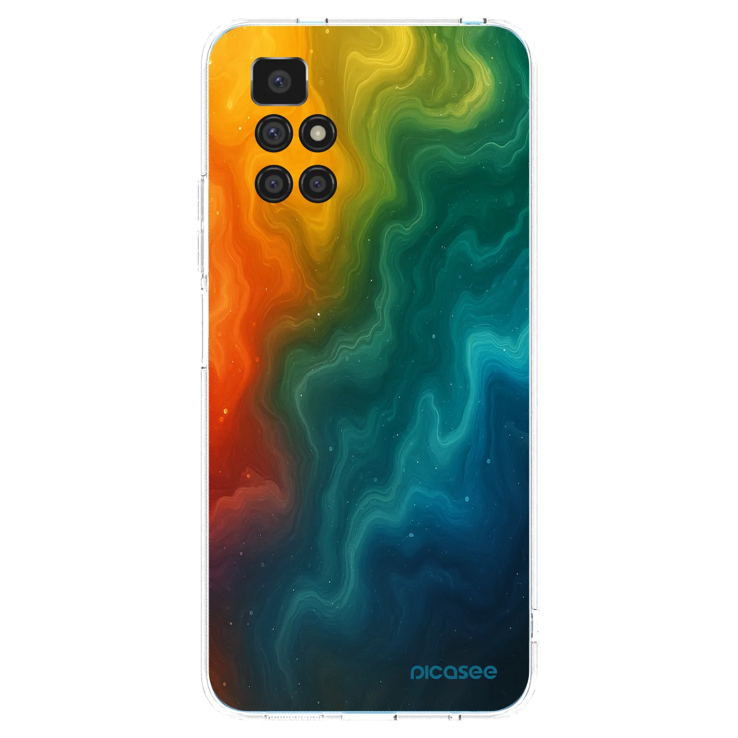 Picasee διαφανής θήκη σιλικόνης Xiaomi Redmi 10 - Solar