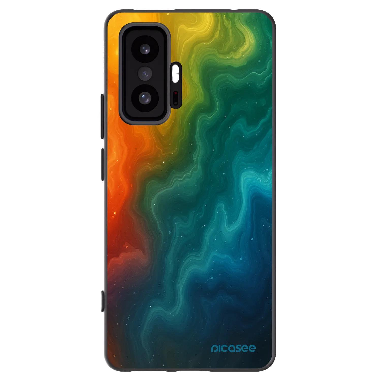 Picasee Μαύρη θήκη σιλικόνης για Xiaomi 11T - Solar