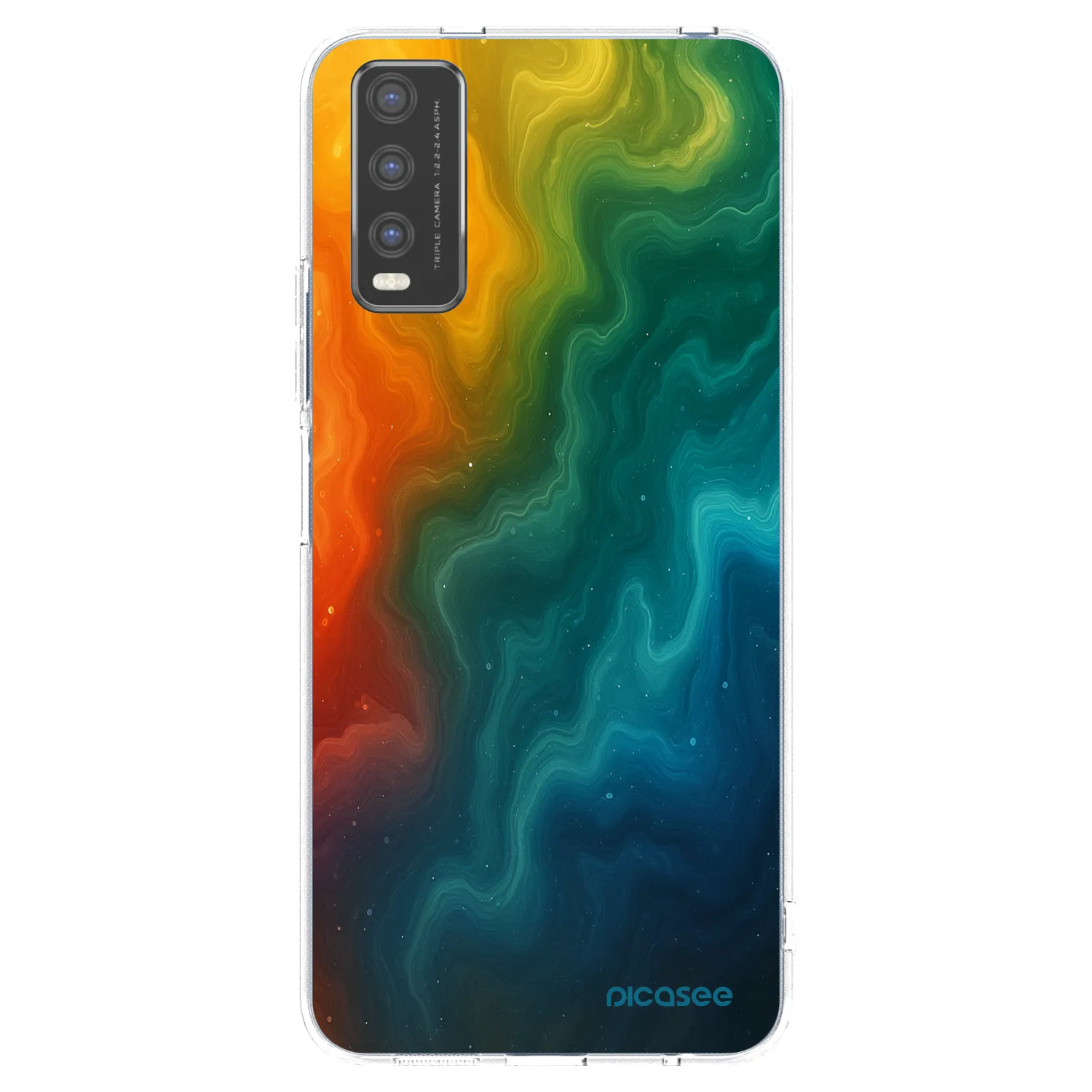 Picasee διαφανής θήκη σιλικόνης Vivo Y20s - Solar