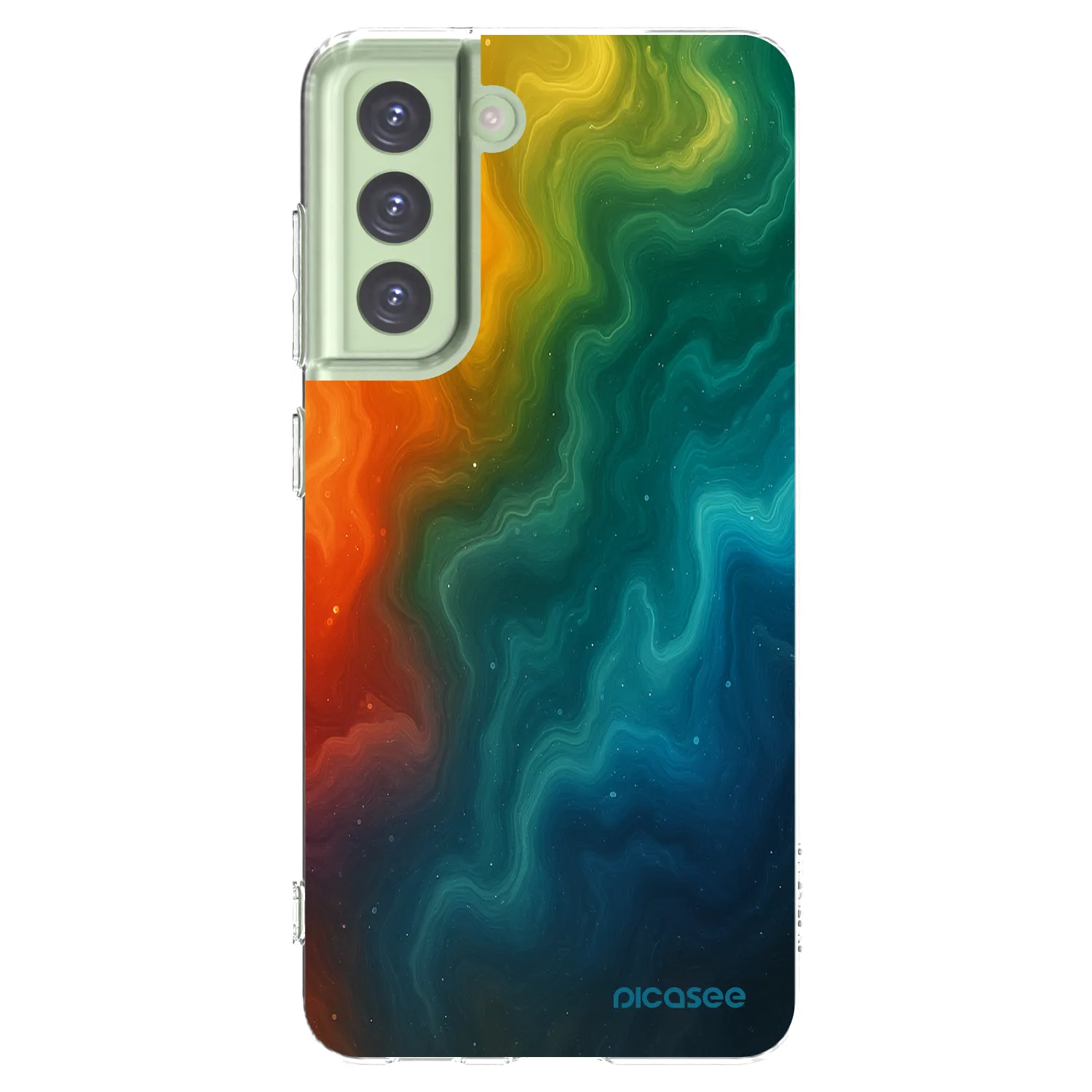 Picasee διαφανής θήκη σιλικόνης Samsung Galaxy S21 FE 5G - Solar